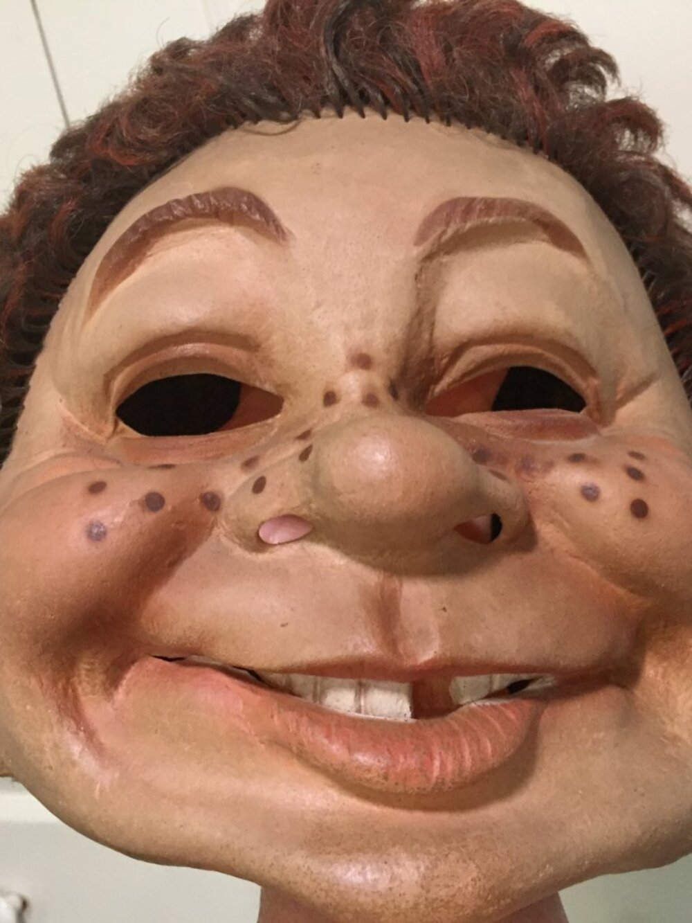 Alfred E Neuman Mask RARE Mad Magazine Collectible VTG 1981 Cesar Mask Halloween